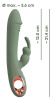 Тонкий вибратор Кролик Olive 5404509ON_12