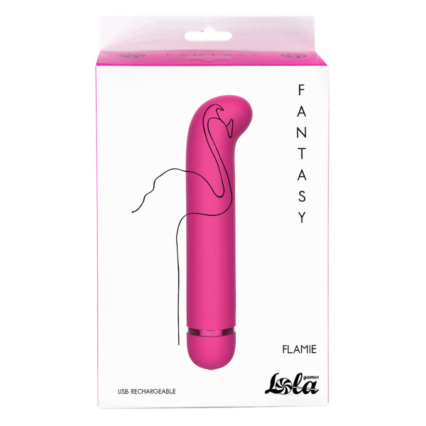 Перезаряжаемый вибратор Fantasy Flamie Pink_4