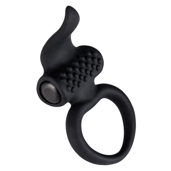 Эрекционное кольцо Adrien lastic Lingus с вибрацией, черный_2