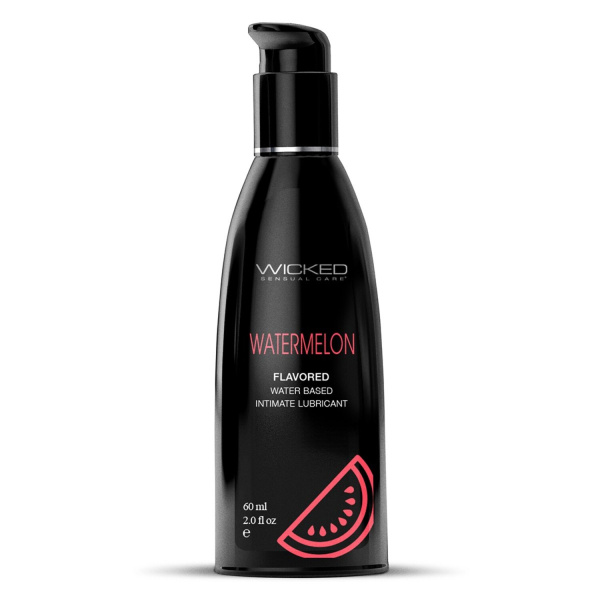 Лубрикант со вкусом освежающего арбуза WICKED AQUA Watermelon 60 ml_1