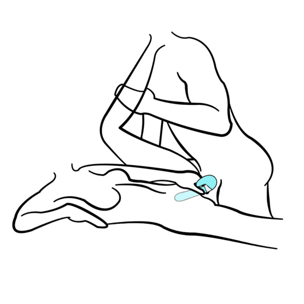 Вибростимулятор зоны G, 2 в 1 Youvic , бирюзовый_2