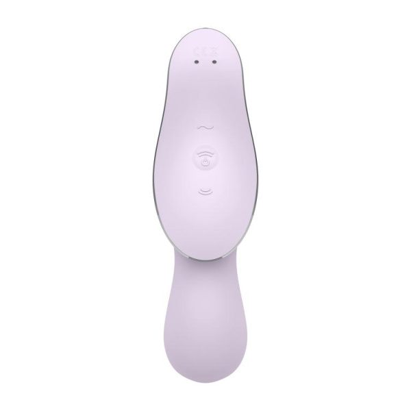Вакуумно-клиторальный вибромассажер Satisfyer Curvy Trinity 2, фиолетовый_5