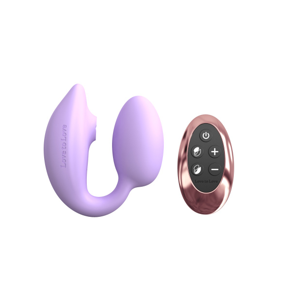 Cтимулятор клитора и зоны G с пультом для пары Love to love WONDERLOVER - VIVA MAUVE_1