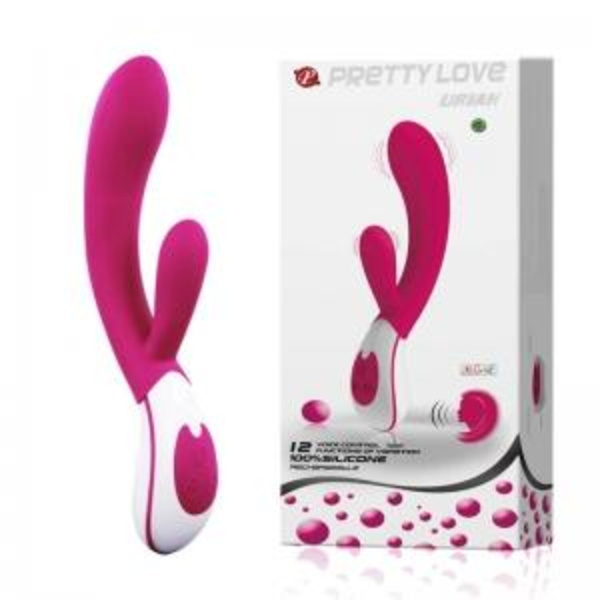 Вибромассажер перезаряжаемый, с клитор.стимуляцией и голосовым сопровождением URIAH_1