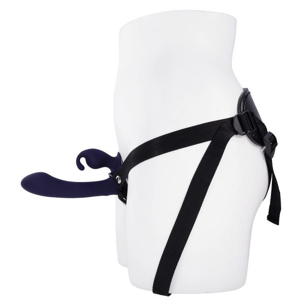 Страпон с вибрацией Giving Vibes_4