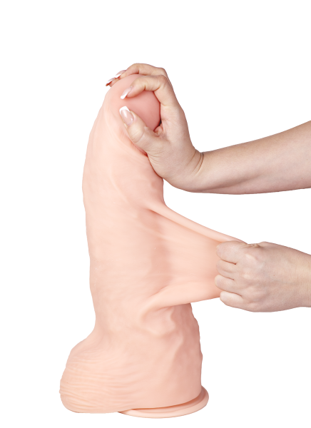 Фаллоимитатор неоскин СУПЕРГИГАНТ с подвижной кожей Lovetoy 968500ru_3