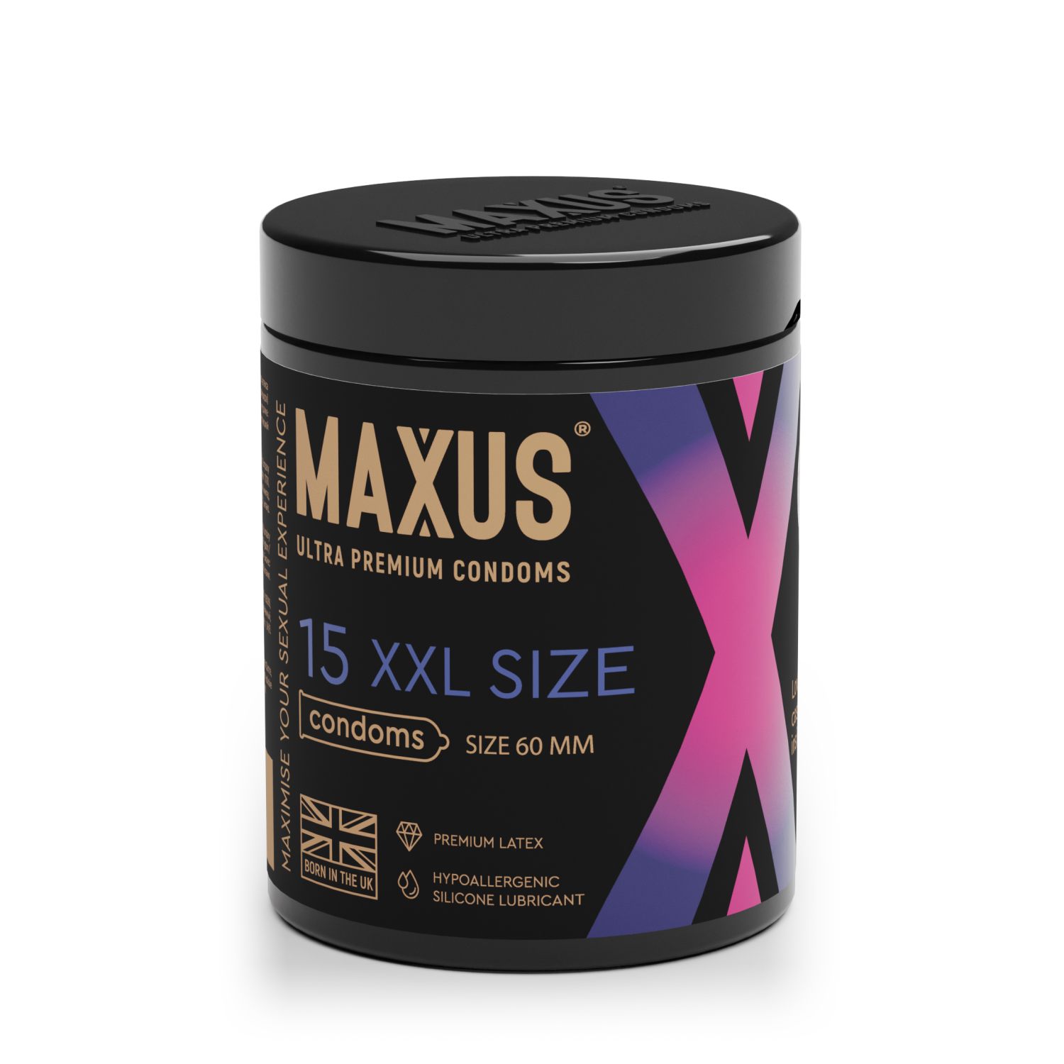 Презервативы MAXUS XXL, с увеличенным размером, X-Edition, 15 шт_1
