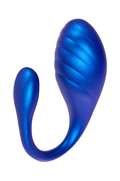 Виброяйцо L'Eroina APP CHOPPY с управлением от приложения и пульта силикон, синий, 21 см_5