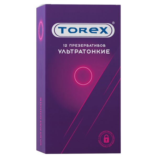 Презервативы ультратонкие гладкие Torex, 12 шт_1