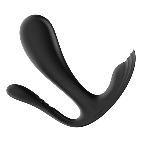 Бесшумный вибромассажер Satisfyer Top Secret+  для ношения и стимуляции точки G, черный_3