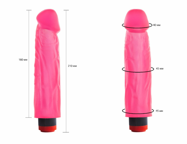 Вибромассажер гелевый розовый 227400ru_1