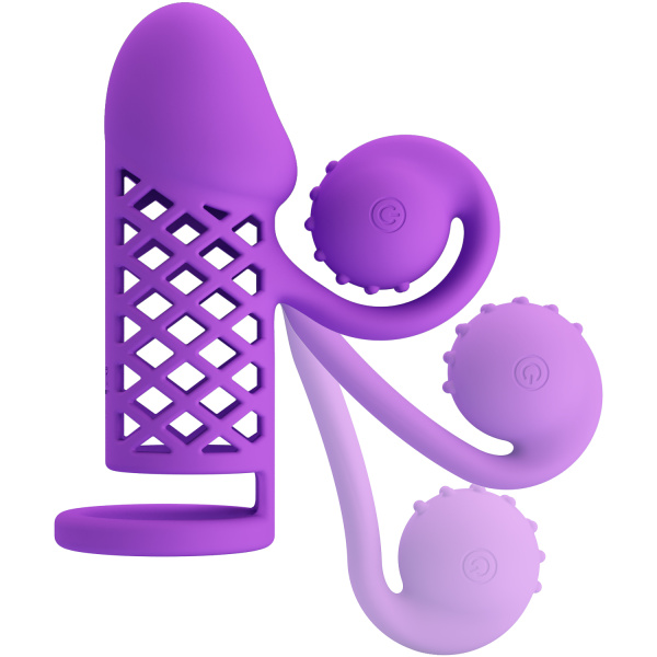 Вибронасадка с клиторальным отростком Pretty Love MC57_1