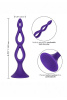 Анальная елочка Silicone Triple Probe, синяя_2