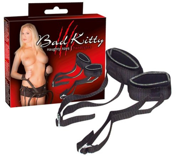 Фиксация для рук с привязью Bad Kitty Handtights_1