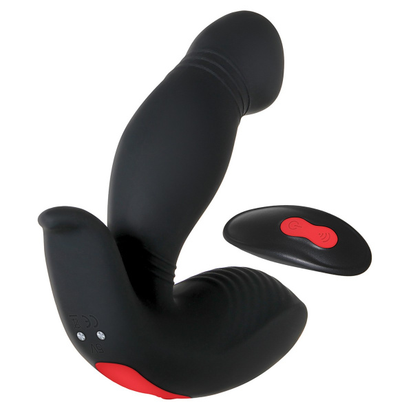 Adam & Eve ADAM'S RECHARGEABLE Вибромассажер простаты с пультом ДУ_1
