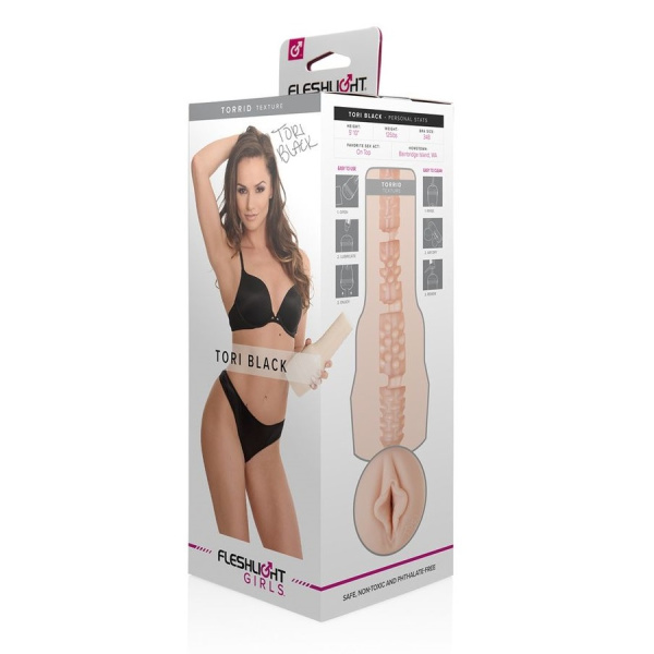 Мастурбатор Fleshlight Girls Tori Black Torrid, вагина_3
