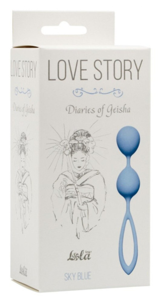 Вагинальные шарики Love Story Diaries of a Geisha Sky Blue_3