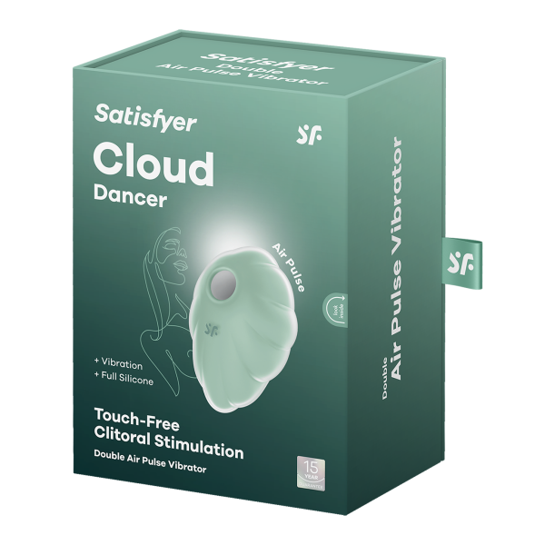 Вакуумный стимулятор клитора Satisfyer Cloud Dancer, мятный_2