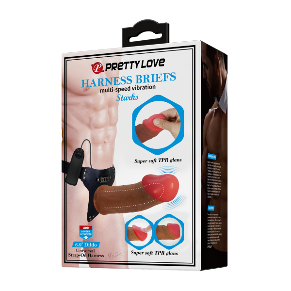 Страпон c вибрацией Pretty Love BW-022096Z_2