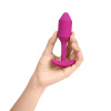 Пробка для ношения с вибрацией розовая B-Vibe Vibrating Snug Plug 2_7