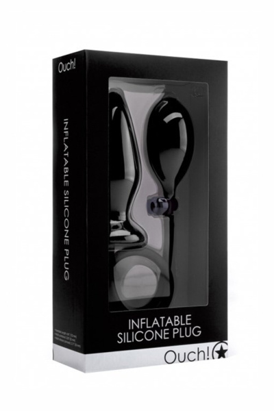 Расширяющаяся анальная пробка Inflatable Silicone Plug_1