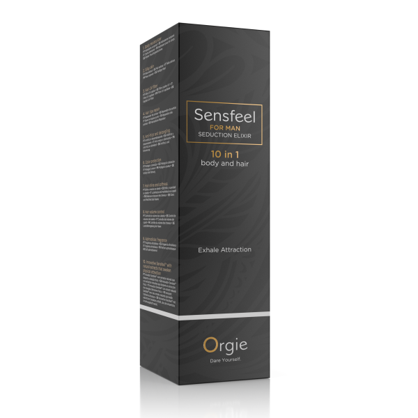 Увлажняющий спрей для тела и волос Orgie Sensfeel For Man Pheromone Seduction Elixir 10 в 1, 100 мл_4