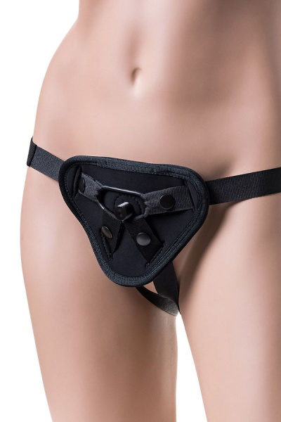 Трусики для страпона RealStick Strap-On Master, неопрен, черные_9