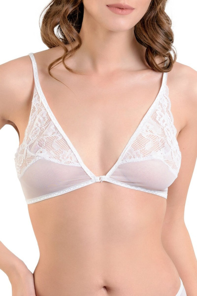 Бралетт Erolanta Odette с застежкой спереди, белый (42-44)_1