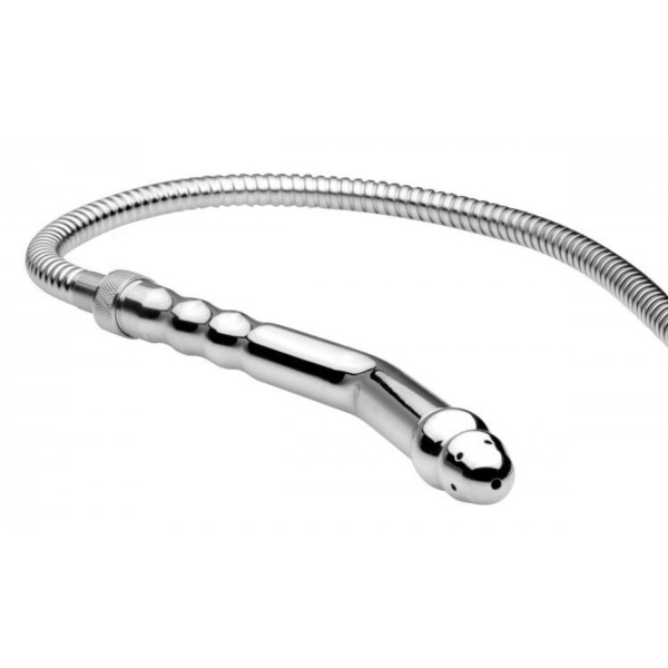 Сопло для анального душа Angled Enema Nozzle Серебристый_1