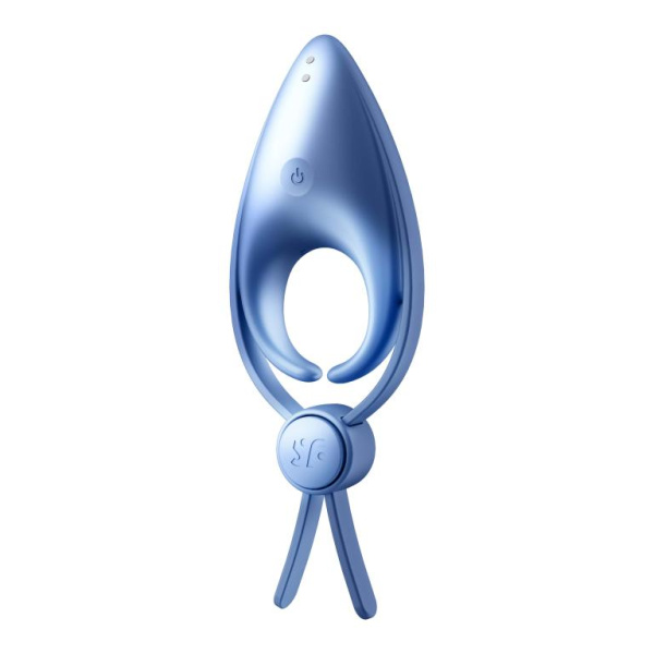 Эрекционное кольцо (Лассо) Satisfyer Sniper с вибрацией, голубой_4