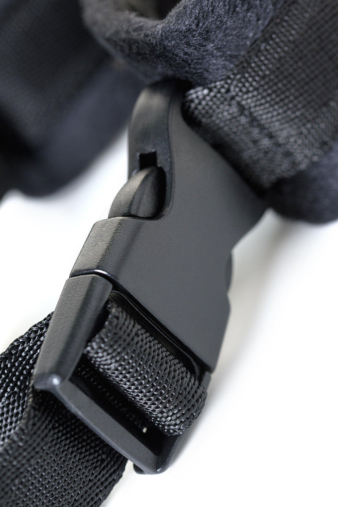 Наручники-оковы TOYFA Theatre, текстиль, чёрные_4