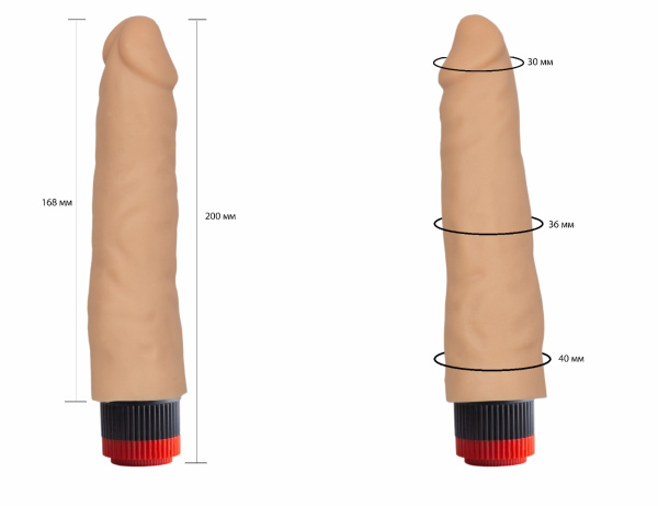 Вибратор гелевый 117100ru_1