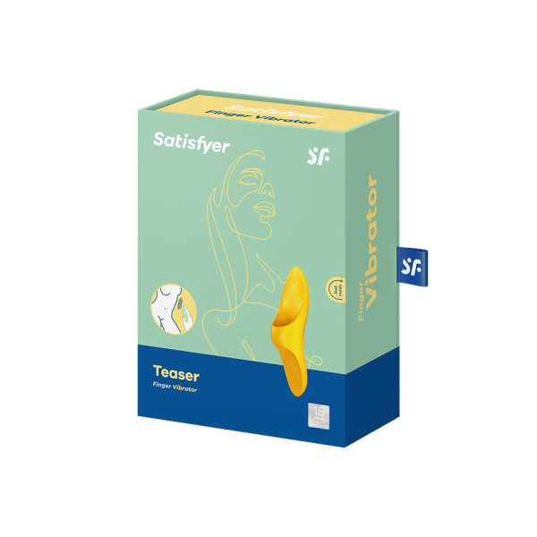 Satisfyer-teaser-yellow-finger-vibrator-package