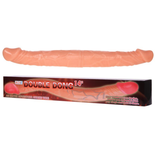Фаллоимитатор двухголовый с изменяемой формой DOUBLE DONG_1