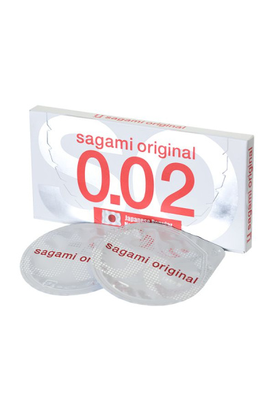 Презервативы Sagami Original 002, полиуретан, 2 шт._1