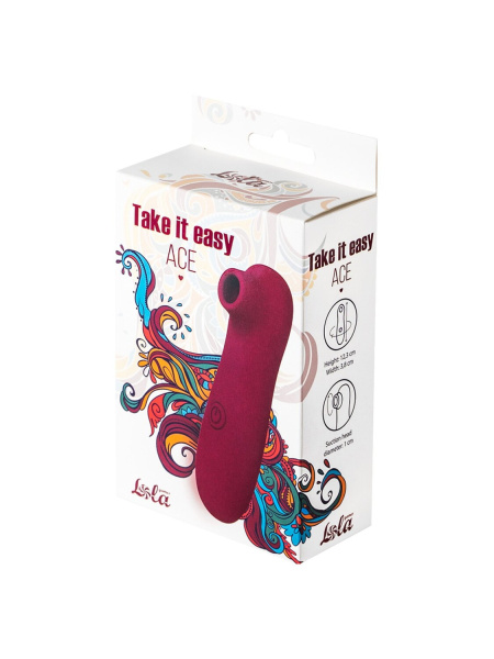 Вакуумный стимулятор Take It Easy Ace Wine_1