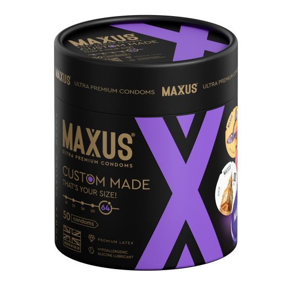 Презервативы MAXUS Custom Made 64 №50 в железном кейсе, увеличенные X-Edition, 50 шт_5