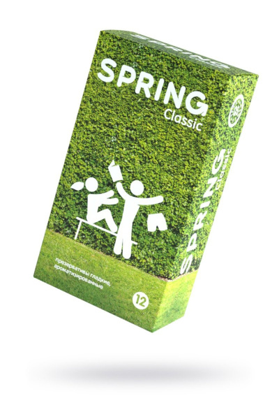 Презервативы Spring Classic, классические, латекс, 17,5 см, 12 шт_1