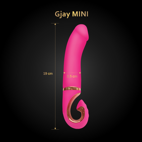 Gvibe Gjay Mini - Эргономичный вибратор из самого реалистичного материала, 19х3.5 см_5