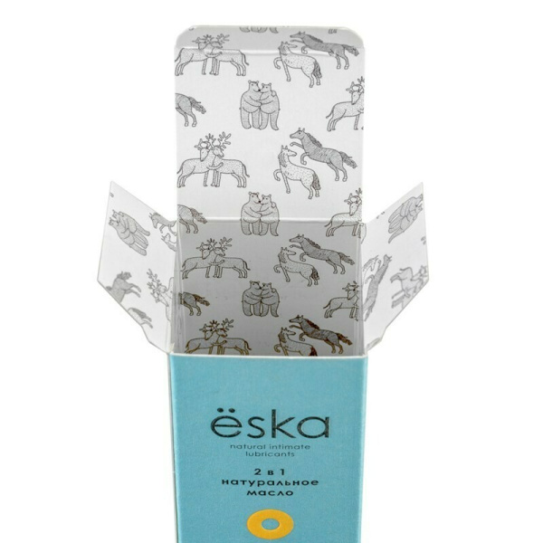Лубрикант Ёska 2 в 1 на масляной основе 75мл_4