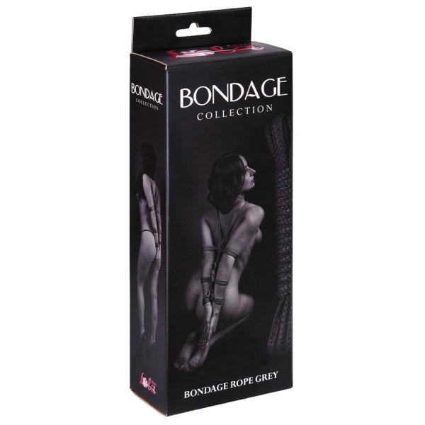 Веревка Bondage Collection Grey 9м_1