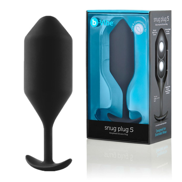 Профессиональная пробка для ношения B-vibe Snug Plug 5_8