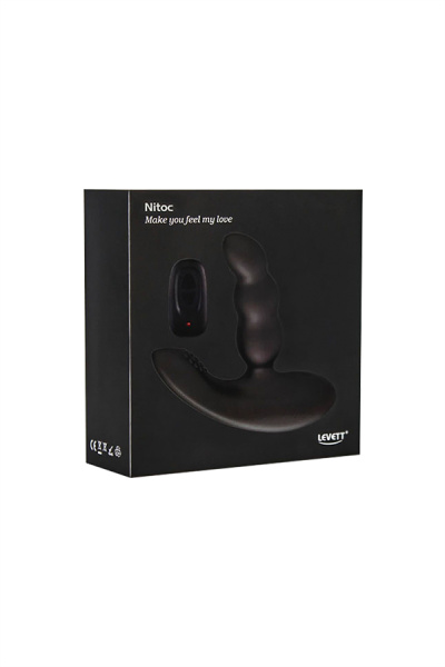 Стимулятор простаты Levett Nitoc, силикон, черный, 12,5 см_4