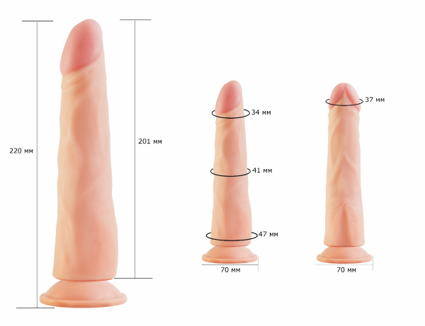 Фаллоимитатор HUMAN STYLE 610106ru_1