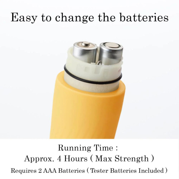 IROHA ZEN Вибратор Yuzucha желтый_1