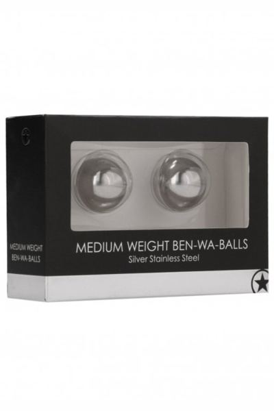 Металлические вагинальные шарики Medium Weight Ben-Wa-Balls_1