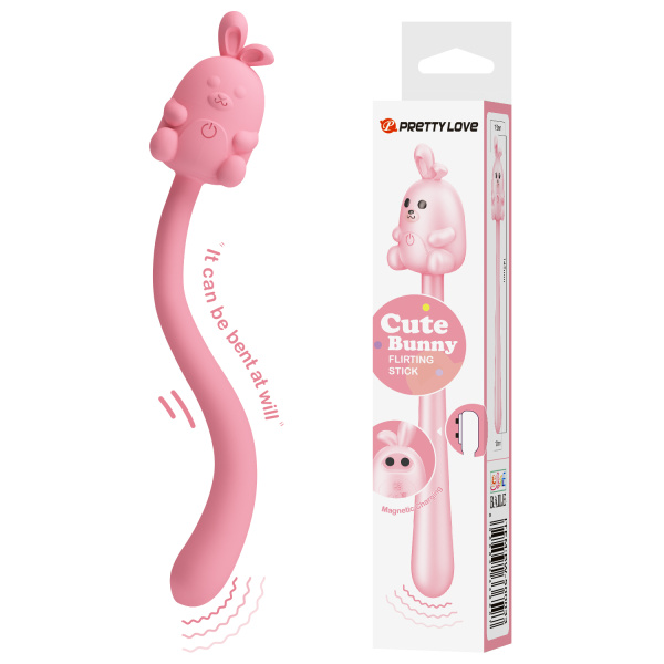 Мини-вибростимулятор Cute Bunny, розовый_2