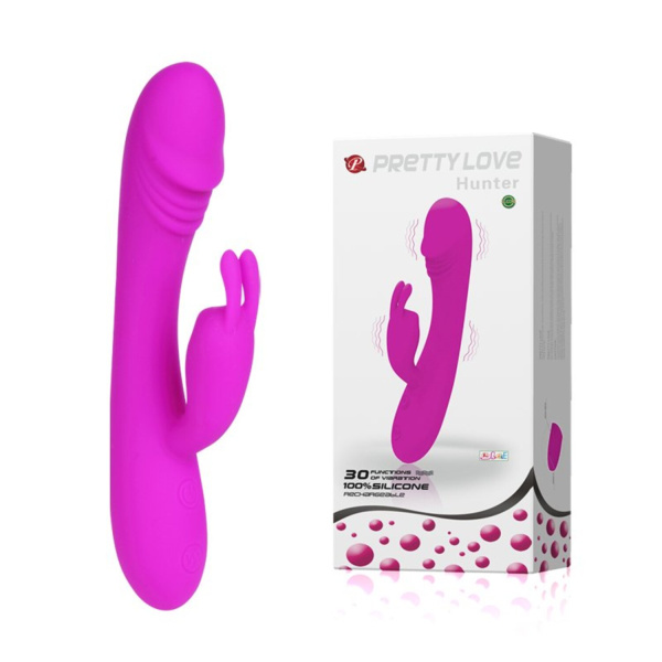 HUNTER вибромассажер с клиторальным стимулятором_1
