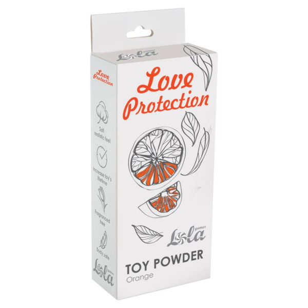 Пудра для игрушек ароматизированная Love Protection Orange 30g_1