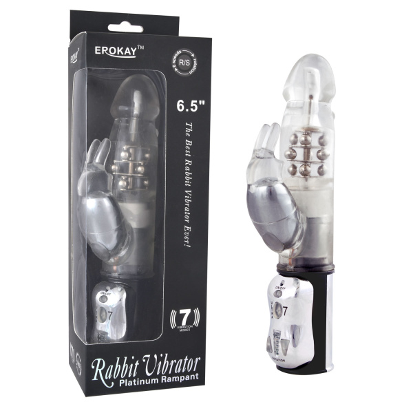 Вибратор Classicle Rabbit Silver EK-1504-Sv_1